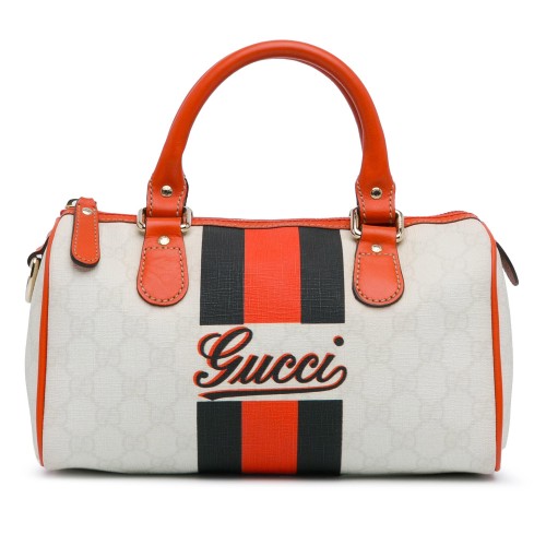 Gucci Mini GG Supreme Joy Web Boston Bag