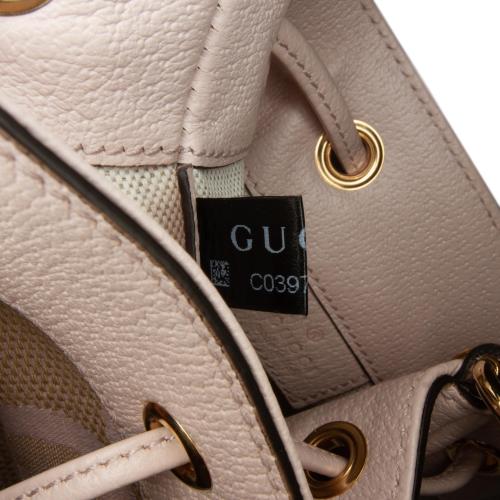 Gucci Mini Jumbo GG Canvas Ophidia Bucket Bag