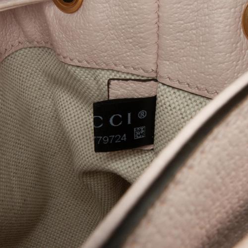 Gucci Mini Jumbo GG Canvas Ophidia Bucket Bag