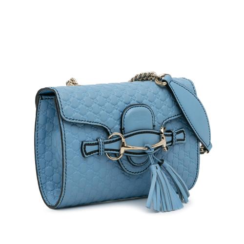 Gucci Mini Microguccissima Emily Crossbody Bag