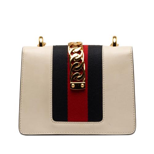 Gucci Mini Sylvie Leather Chain Crossbody Bag