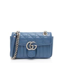 Gucci Mixed Matelasse Leather GG Marmont Aria Mini Flap Bag