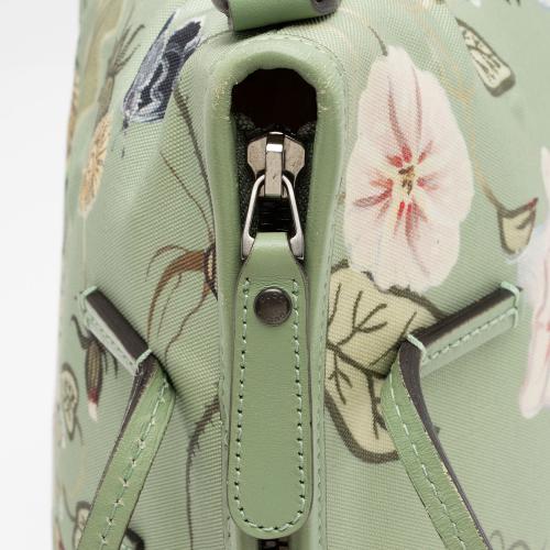 Gucci Flora Canvas Zip Medium Tote