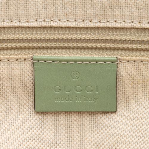 Gucci Flora Canvas Zip Medium Tote