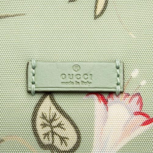 Gucci Flora Canvas Zip Medium Tote