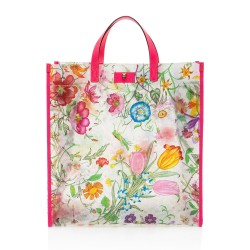 Gucci PVC Leather Flora Tote