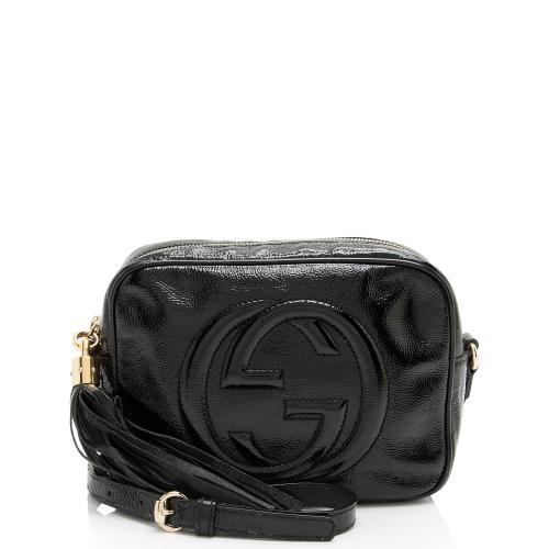 Gucci Patent Leather Soho Disco Bag