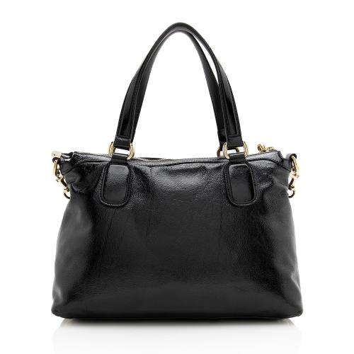 Gucci Patent Leather Soho Working Tote