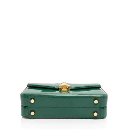 Gucci Patent Leather Sylvie 1969 Mini Top Handle