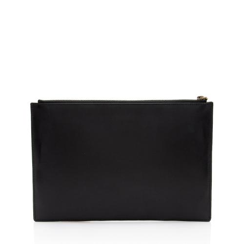 Gucci Quilted Leather Queen Margaret Bee Zip Clutch