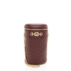 Gucci Quilted Leather Zumi Cylindrical Belt Bag