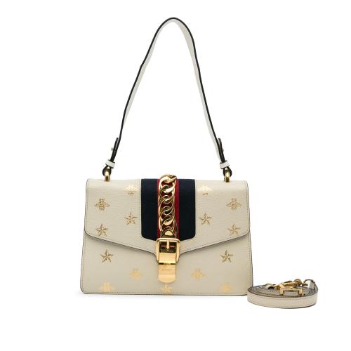 Gucci Small Bee Star Sylvie Satchel