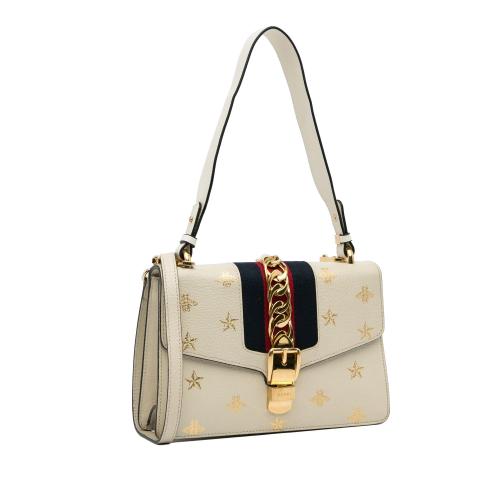 Gucci Small Bee Star Sylvie Satchel