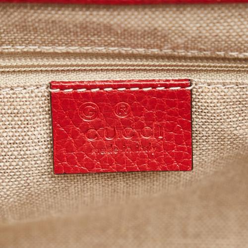 Gucci Small Dollar Calf Interlocking G Satchel