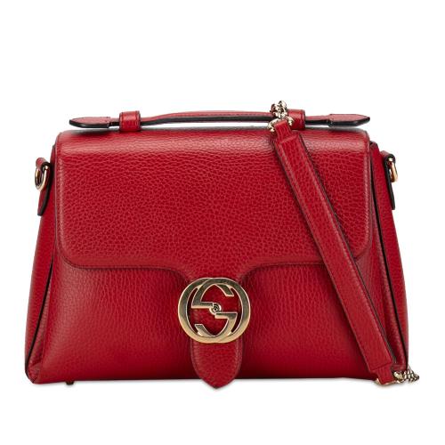 Gucci Small Dollar Calf Interlocking G Satchel