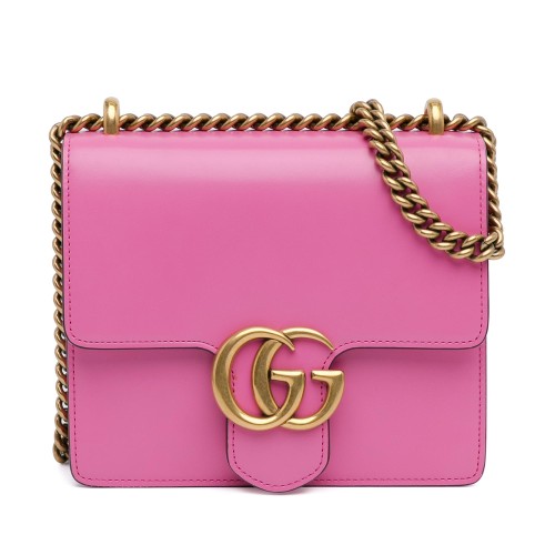 Gucci Small GG Marmont Leather Chain Flap