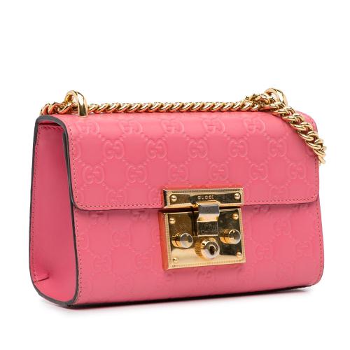 Gucci Small Guccissima Padlock Crossbody Bag