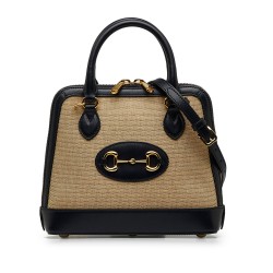 Gucci Small Horsebit 1955 Canvas Top Handle