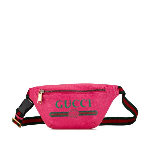 Gucci Small Leather Logo Belt Bag