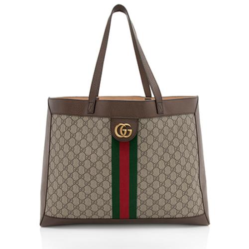 Gucci GG Supreme Ophidia Medium Soft Tote