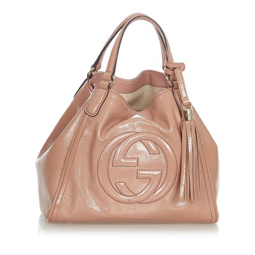 Gucci Soho Patent Leather Satchel