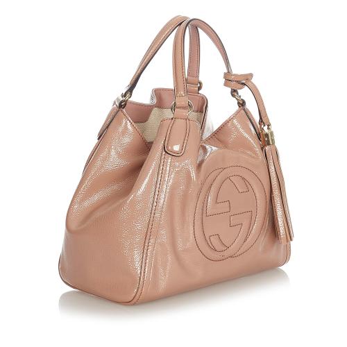 Gucci Soho Patent Leather Satchel