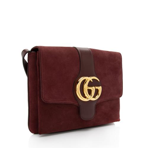 Gucci Suede Arli Medium Shoulder Bag