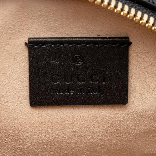 Gucci Suede Ophidia Round Mini Shoulder Bag