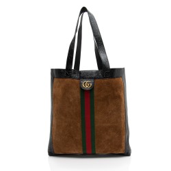 Gucci Suede Ophidia Vertical Large Shopping Tote