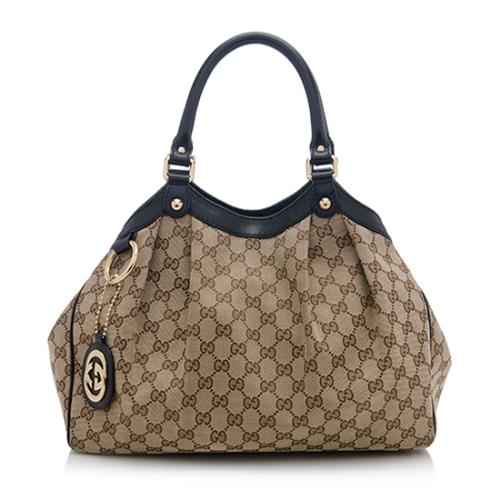 Gucci GG Canvas Sukey Medium Tote