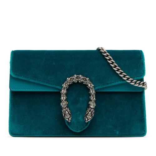 Gucci Super Mini Velvet Dionysus Crossbody Bag