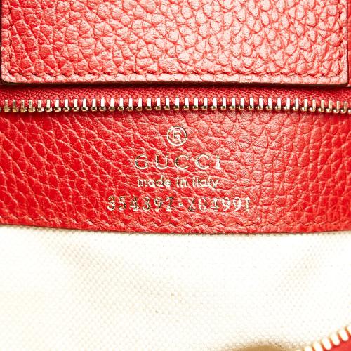 Gucci Swing Leather Tote Bag