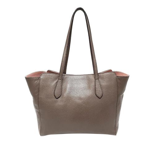 Gucci Swing Leather Tote Bag