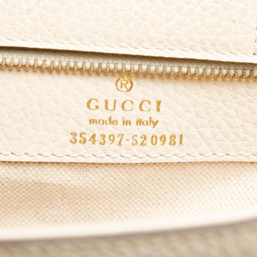 Gucci Swing Leather Tote Bag