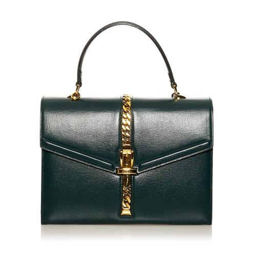 Gucci Sylvie 1969 Leather Satchel