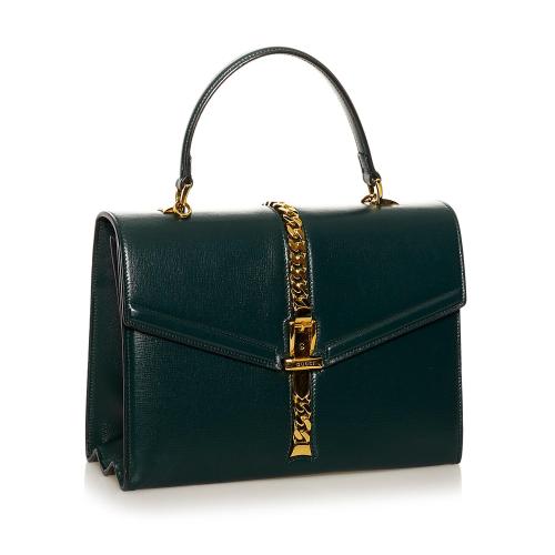 Gucci Sylvie 1969 Leather Satchel