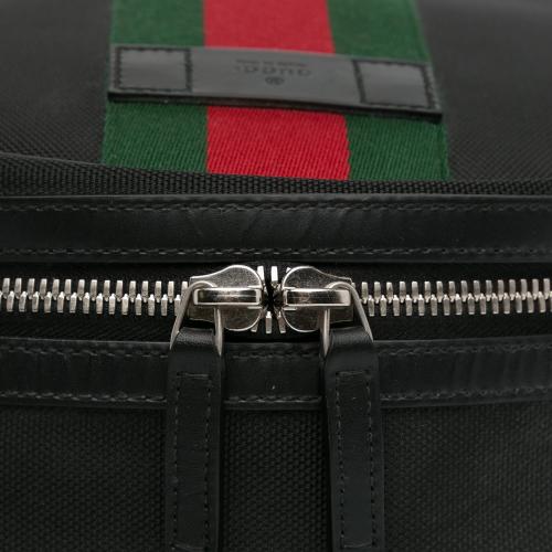 Gucci Techno Web Canvas Backpack