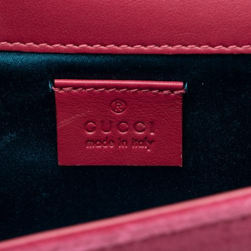 Gucci Velvet Crystal G Shoulder Bag