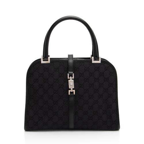 Gucci Vintage GG Canvas Jackie Dome Satchel