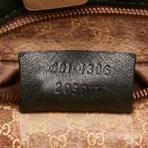 Gucci Web Leather Shoulder Bag