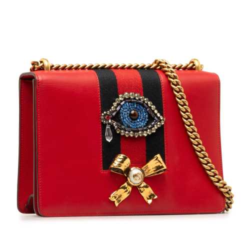 Gucci Web Peony Shoulder Bag