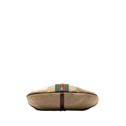 Gucci Web Reins Canvas Hobo Bag