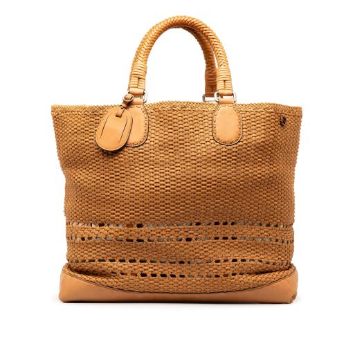 Gucci Woven Leather Tote