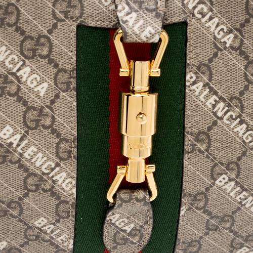 Gucci x Balenciaga GG Supreme The Hacker Project Jackie Small Shoulder Bag