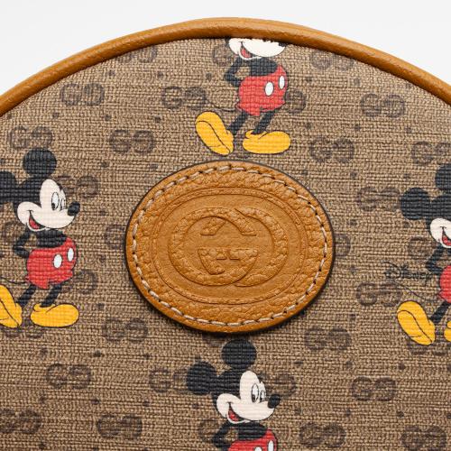 Gucci x Disney Micro GG Canvas Mickey Mouse Round Backpack