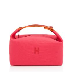 Hermes Canvas Bride-A-Brac Pouch