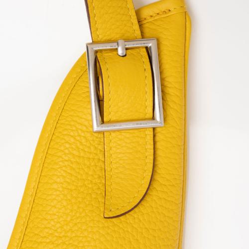 Hermes Clemence Leather Massai PM Bag