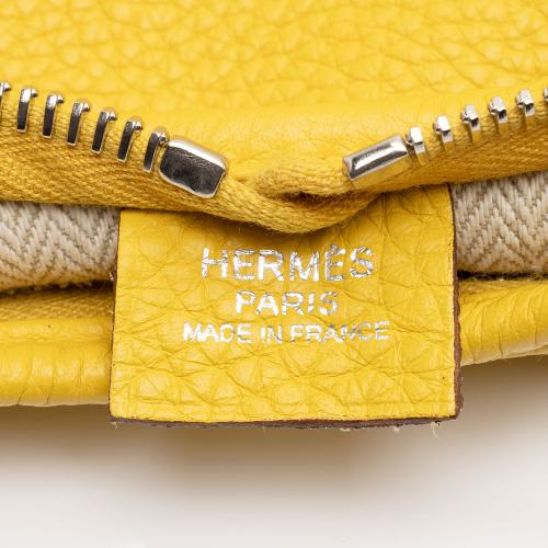 Hermes Clemence Leather Massai PM Bag