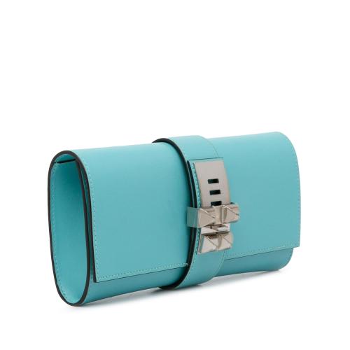 Hermes Tadelakt Medor Clutch 23