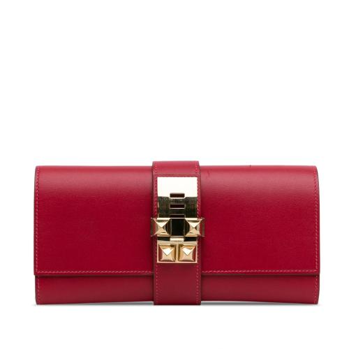 Hermes Tadelakt Medor Clutch 23